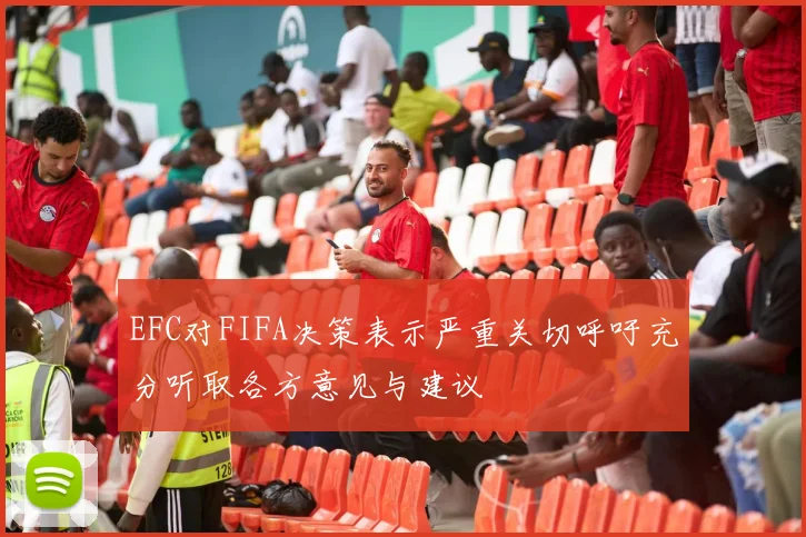 EFC对FIFA决策表示严重关切呼吁充分听取各方意见与建议